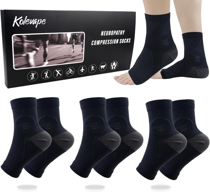 KOLEVAPE plantar fasciitis compression socks