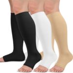 Sooverki open toe compression socks