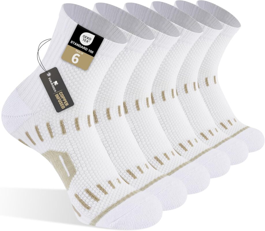 SukModen copper ankle compression socks