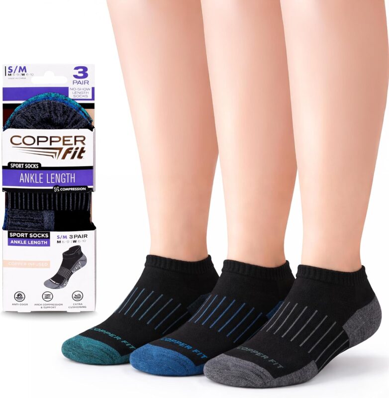 Copper Fit ankle sport socks