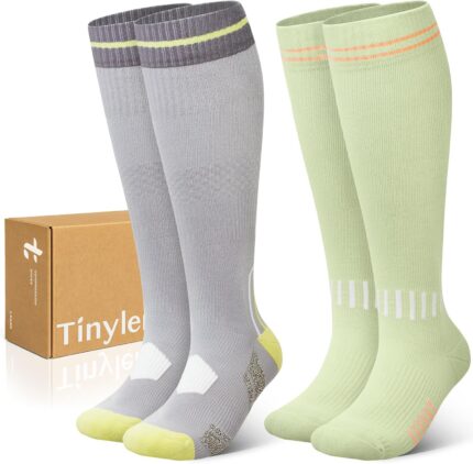 TINYLEMON Cotton wide calf compression socks
