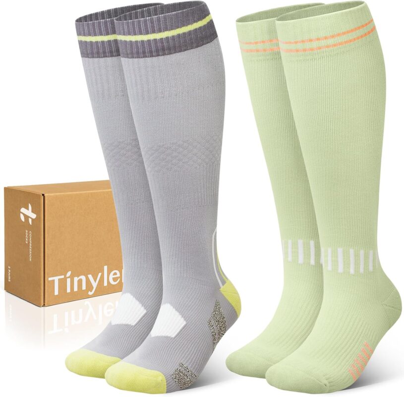 TINYLEMON Cotton wide calf compression socks