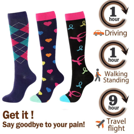 20-30 mmHg Compression Socks for Men & Women