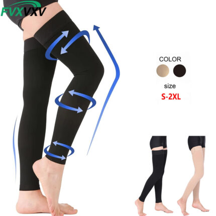 FVXVXV Thigh High Compression Stockings