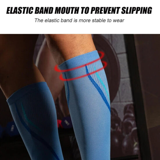 Black calf compression sleeves