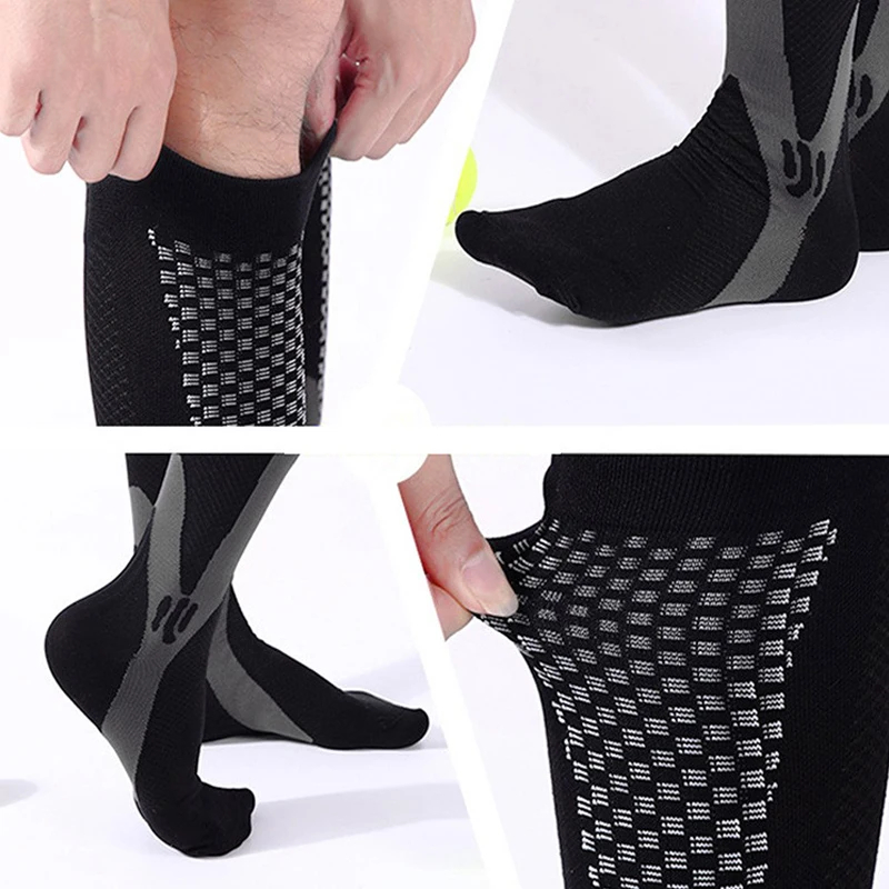 Unisex 20-30mmHg Compression Socks Sports