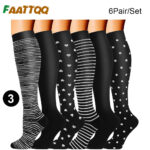 FAATTQQ Compression Socks 6 Pairs