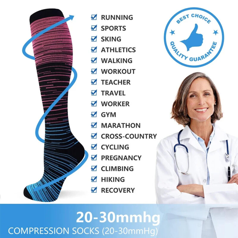 FAATTQQ knee high compression socks