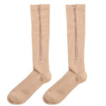 Zip Compression Socks for Men, Knee-High Varicose Vein Support - Image 2