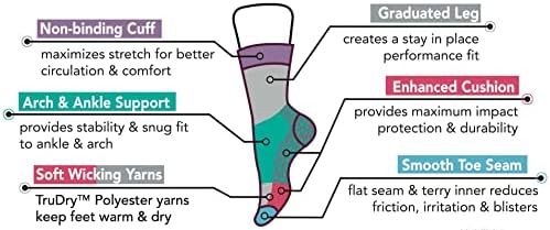 Women's Hiking Compression Crew Socks Women's Hiking Compression Crew Socks