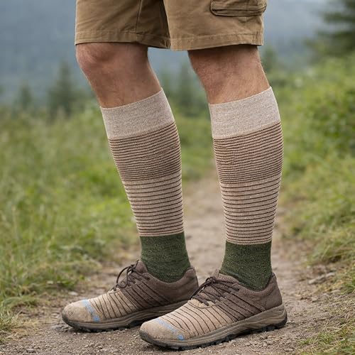 Knee high compression socks men