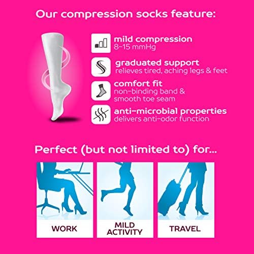 Graduated compression socks