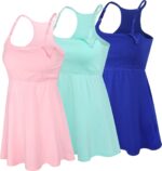 Pink, mint and royal blue racerback nursing camis