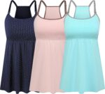 Navy dot, blush and aqua maternity nursing camis