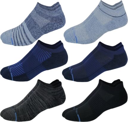 Dr. Motion Compression Ankle Socks For Men
