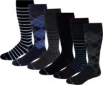 Men's black compression socks