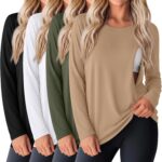 Khaki cotton nursing top with army green, white and black