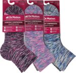 Cotton blend compression socks for women
