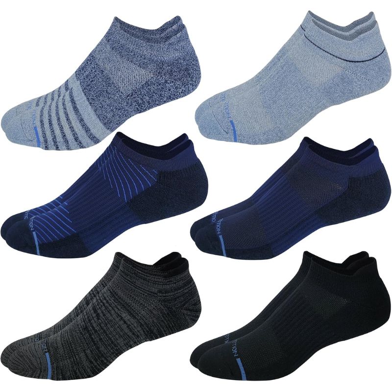 Dr. Motion Compression Ankle Socks For Men