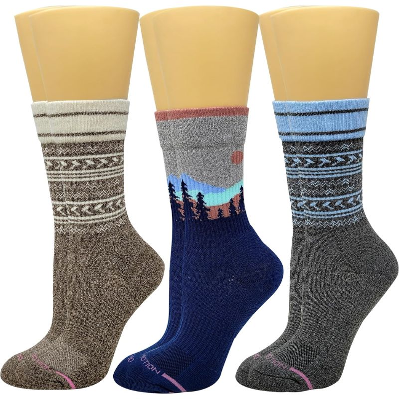 Dr. Motion Compression Crew Socks