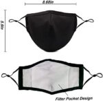 Black mask dimensions with the inner filter pocket shown
