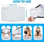 How-to-use guide for inserting a filter into the cloth mask