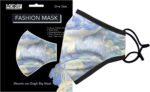 Van Gogh Sky blue cloud print mask with package