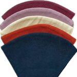 Cotton linen face masks 5 pack in navy, rust, cream, pink and maroon