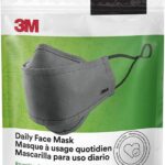 3M Daily lightweight cotton face mask 3 pack in gray resealable package