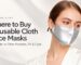 where to buy reusable cloth face masks with filter